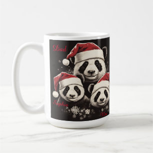 Mug de Noël pour les papas et 2 enfants