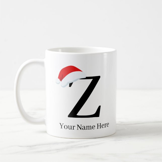 Mug de Noël "Z" initial (Gauche)