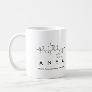 Mug de nom de peptide anya