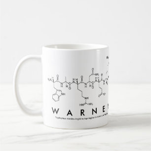 Mug de nom du peptide Warner