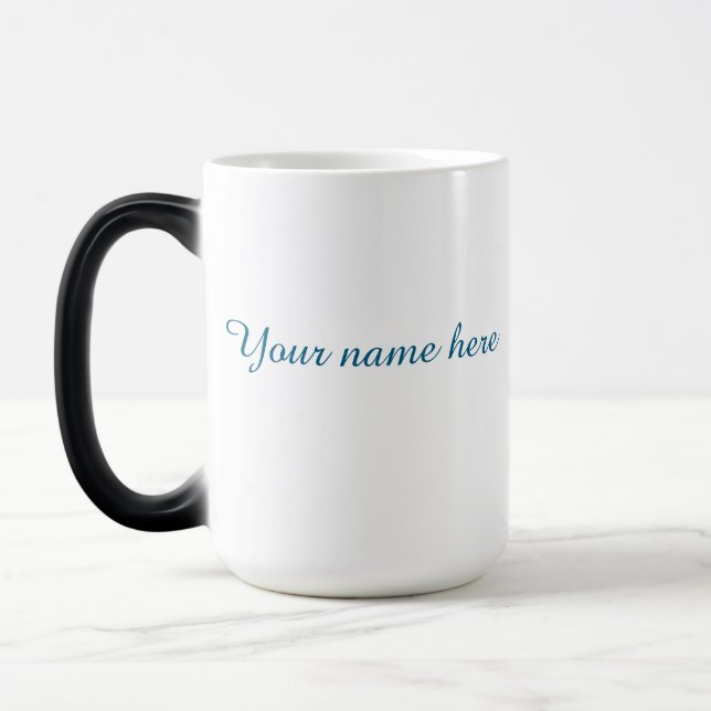 Mug de nom personnalisé - Coupe de café céramique  (Gauche)