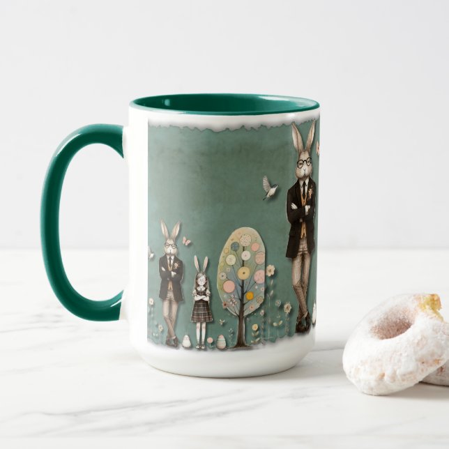 Mug de Pâques - Domination mondiale - Un oeuf à la (Avec donut)