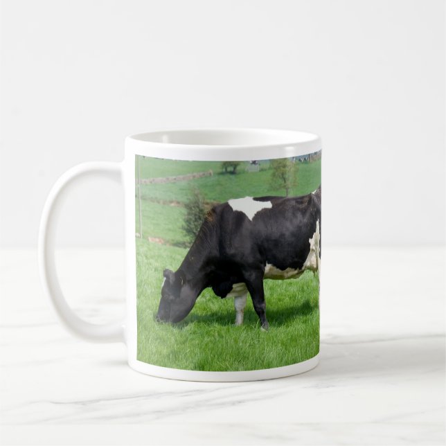 Mug de pâturage de vache Holstein (Gauche)