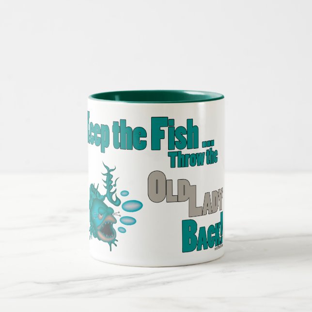 Mug de pêche amusant (Centre)