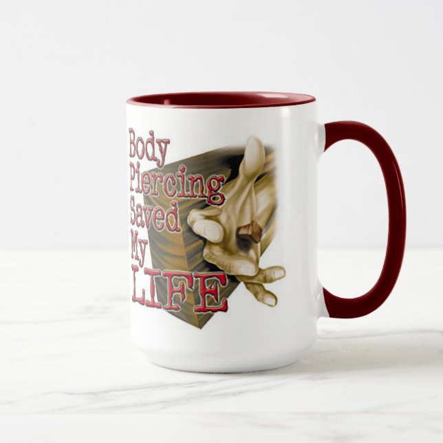 Mug de perçage corporel (Droite)