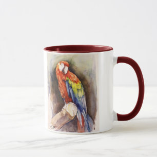 Mug de perroquets précieux