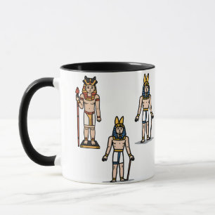Mug de Pharaon Égyptien Ancien Mignon Dessin Animé