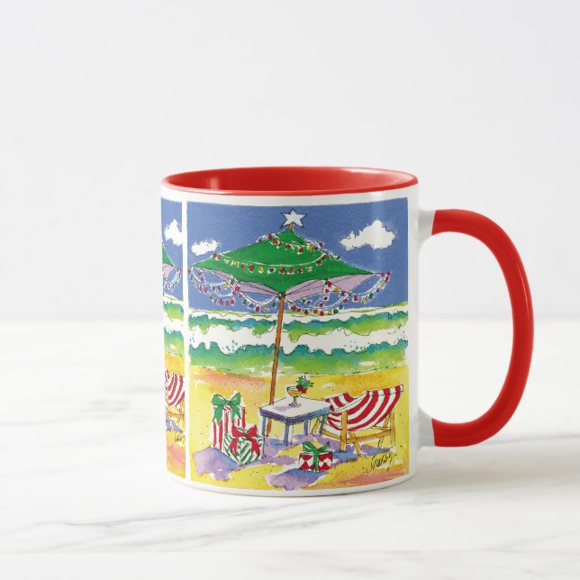 Mug de plage de vacances (Droite)