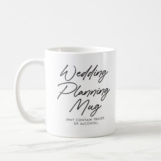 Mug de planification de mariage drôle pour la futu (Gauche)