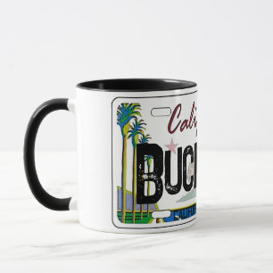 Mug de plaque d'immatriculation drapeau Buckhorn C