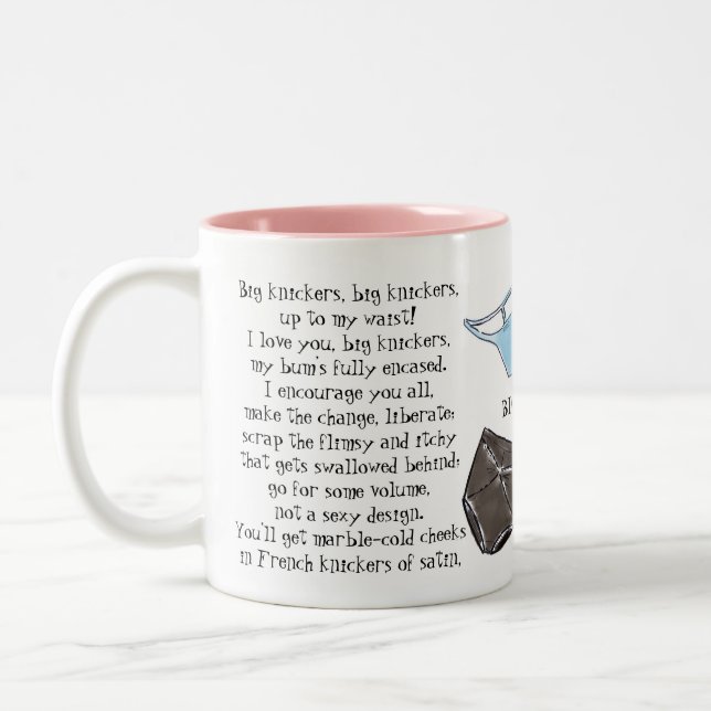 Mug de poésie drôle pour elle (Gauche)