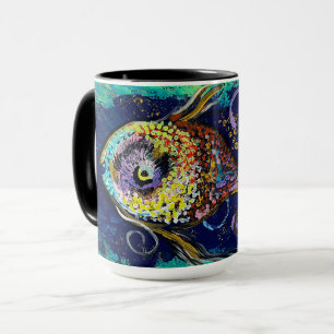 Mug de poisson coloré