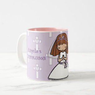 Mug de prénom de la fille de la première communion