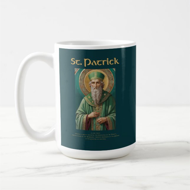 Mug de prière catholique St Patrick (Gauche)