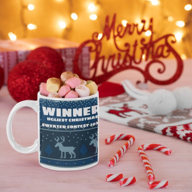 Mug de prix du concours de pull de Noël laid (Créateur téléchargé)