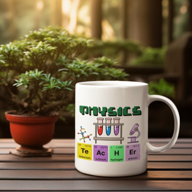 Mug de professeur de physique, cadeau pour enseign (Créateur téléchargé)