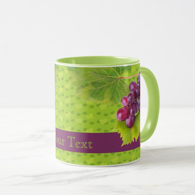 Mug de raisins violets (Devant droit)