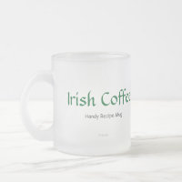 Mug de recette de café irlandais