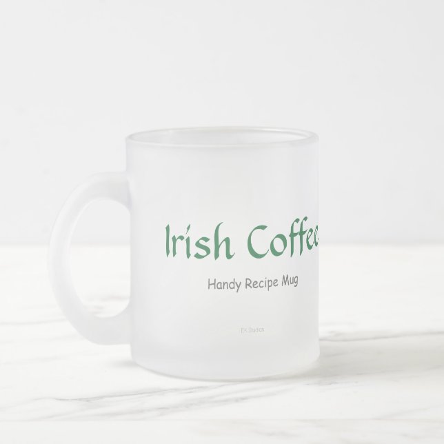 Mug de recette de café irlandais (Gauche)