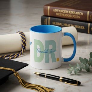 Mug de remise de diplôme de docteur PhD personnali