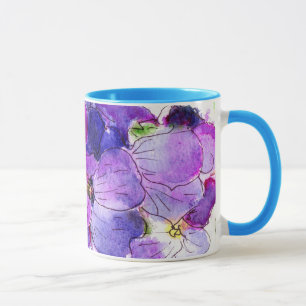 Mug de Ringer de Wallflower violet