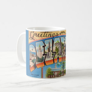 Mug de salutation rétro Delaware