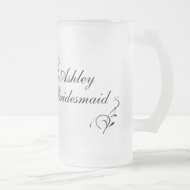 Mug de servante d'accueil personnalisée (Droit)