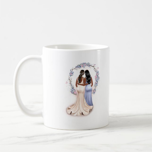 Mug de servante d'accueil personnalisée (Gauche)