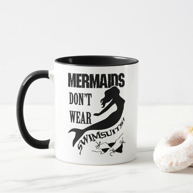 Mug de sirène d'un poivron maigre (Avec donut)