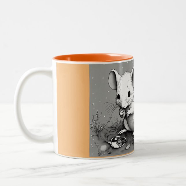 Mug de souris mignonne (Gauche)