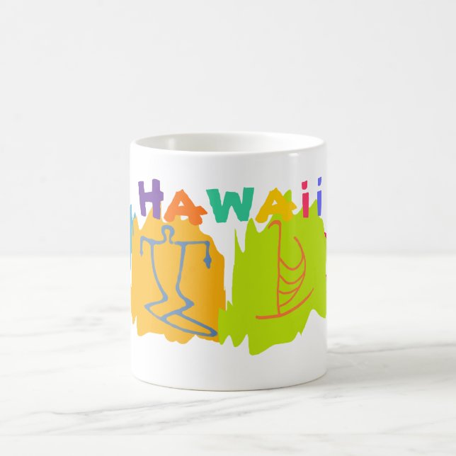 Mug de souvenirs de voyage d'Hawaii (Centre)