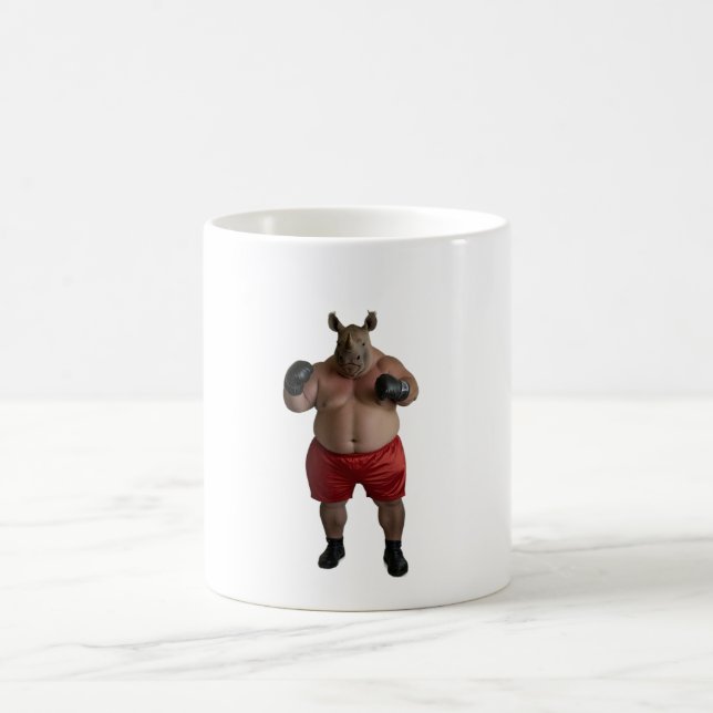 Mug de sport amusant - Commencez votre journée ave (Centre)