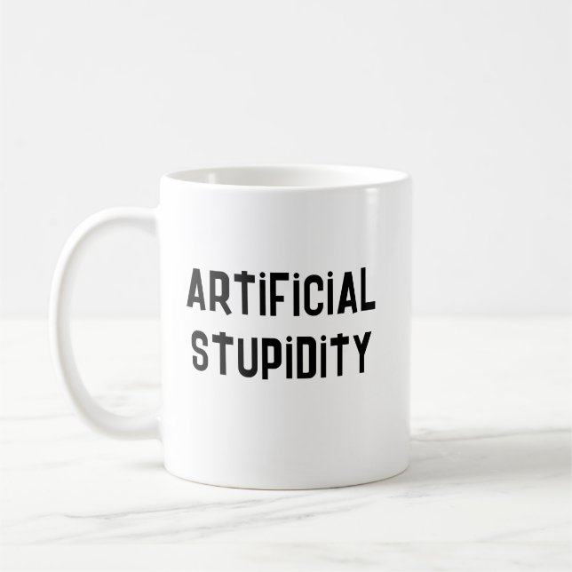 Mug de Stupidité artificielle (Gauche)