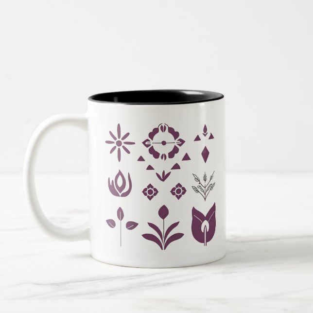 Mug de style boho minimal - esthétique neutre mode (Gauche)