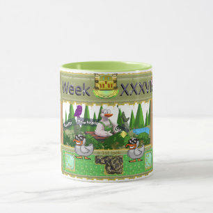 Mug de synthèse de trophée hebdomadaire