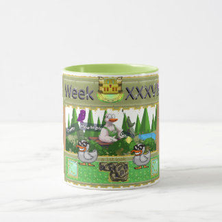 Mug de synthèse de trophée hebdomadaire