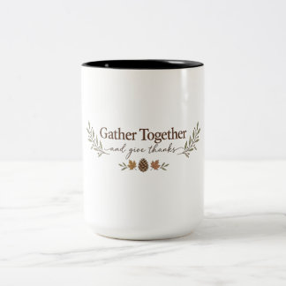 Mug de Thanksgiving Rassemblement