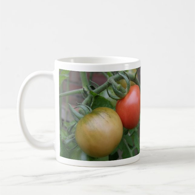Mug de tomates orange et rouge (Gauche)