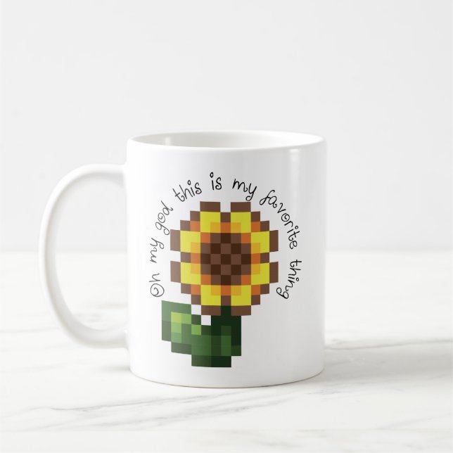 Mug de tournesol de Haley - Stardew Valley inspiré (Gauche)