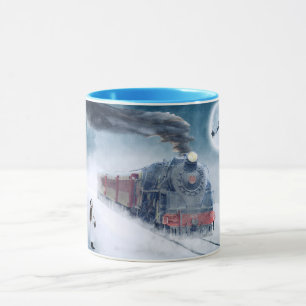 Mug de train vintage