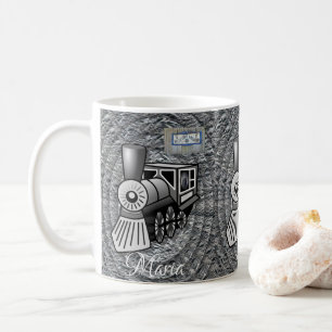 Mug de train vintage