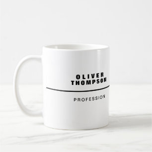 Mug de travail avec nom