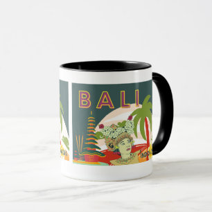 Mug de vacances de la danseuse balinaise pour les