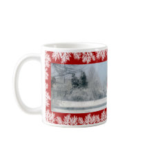 Mug de vacances matin enneigé