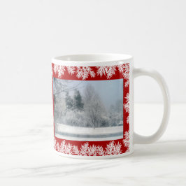 Mug de vacances matin enneigé