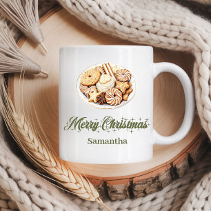 Mug de vacances scandinave personnalisé avec nom