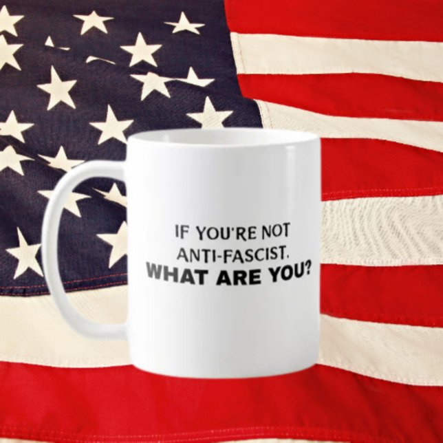 Mug de vérité anti-fasciste | Mug classique double (Créateur téléchargé)