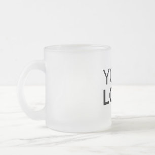 Mug de verre congelé - 10 oz
