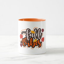 Mug de vibes d'automne