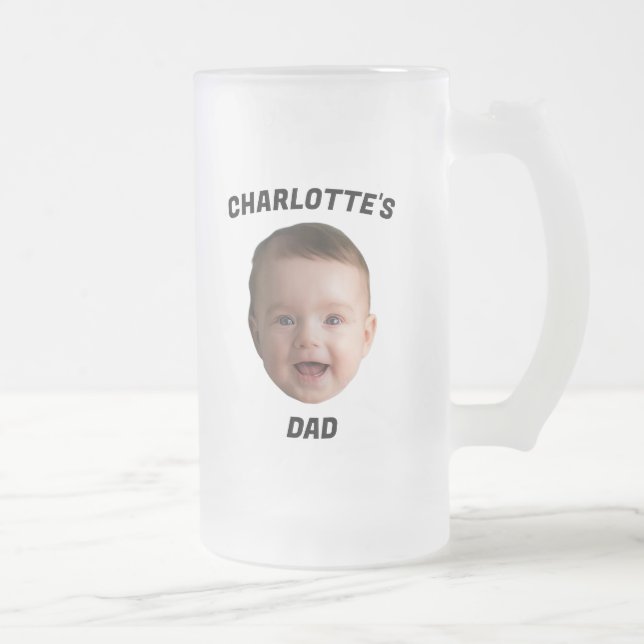 Mug de visage de bébé personnalisé, Mug de nouveau (Droit)